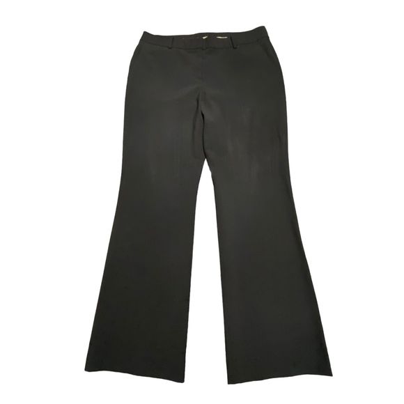 Anne Klein Women Black Dress Professional Wide Leg Pants Career Size 8p Petite - Picture 1 of 13